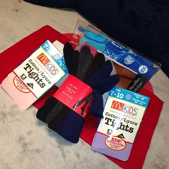 2 McKids cotton/Lyra tights, & underwear... - Picture 5 of 6